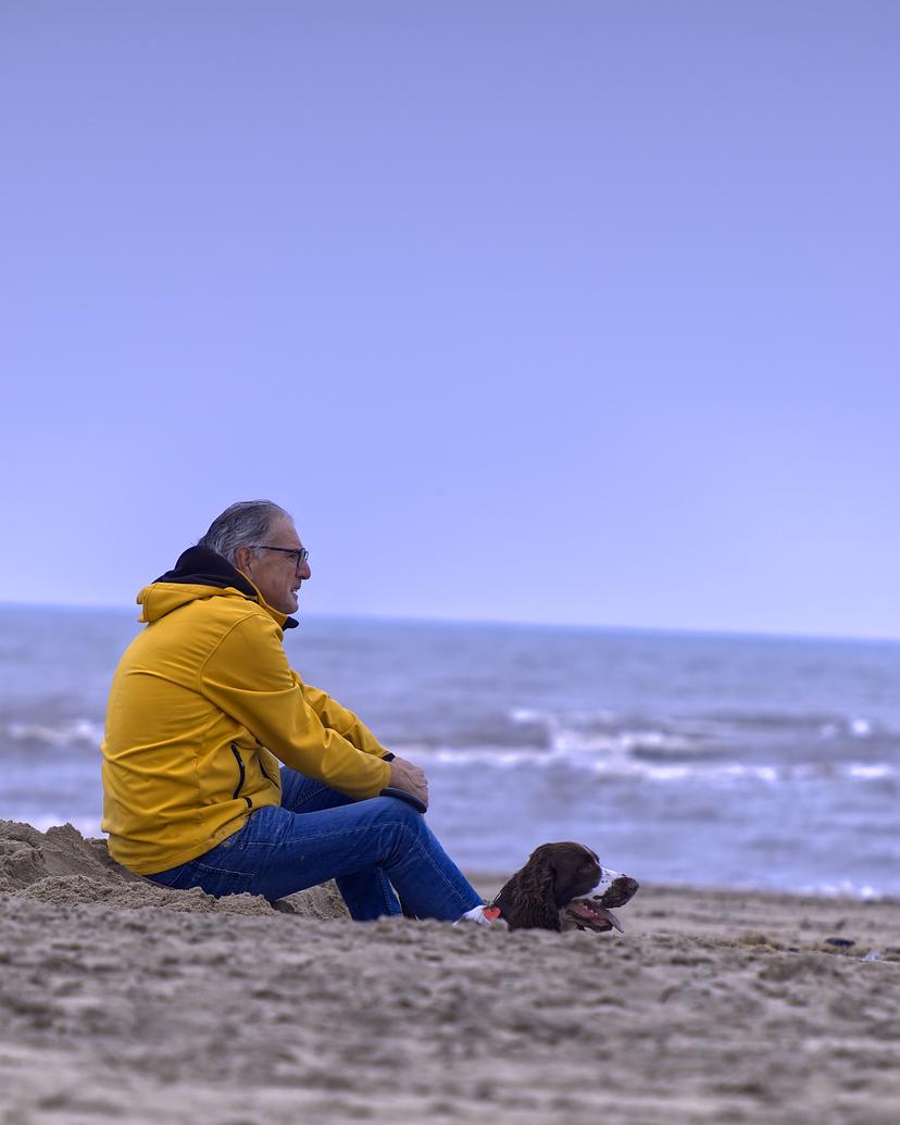 Man at the beach